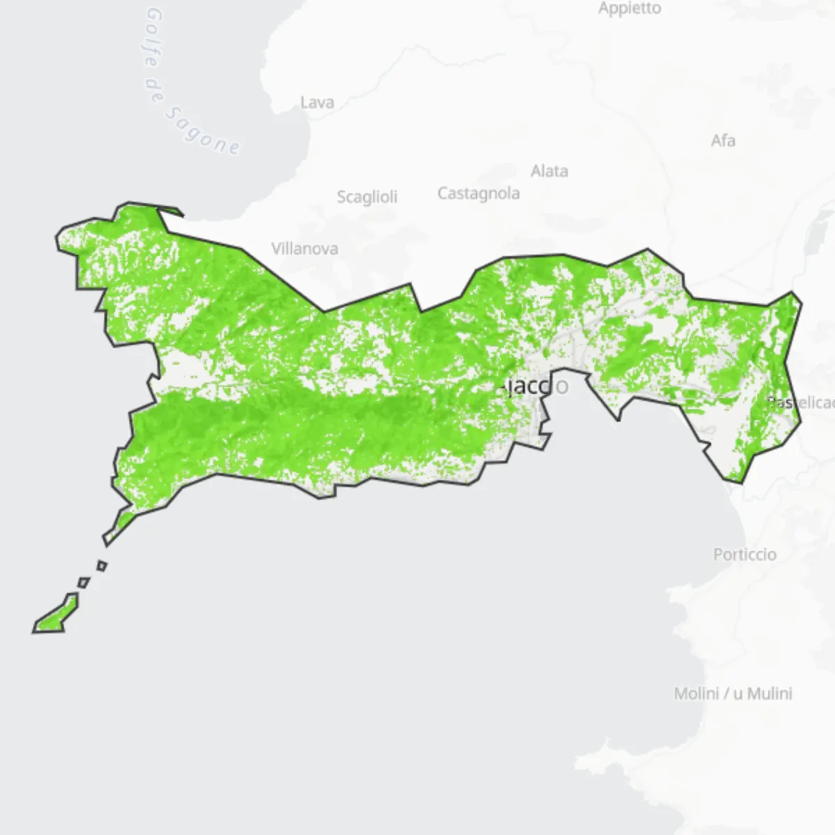 Coberta verda — Ajaccio