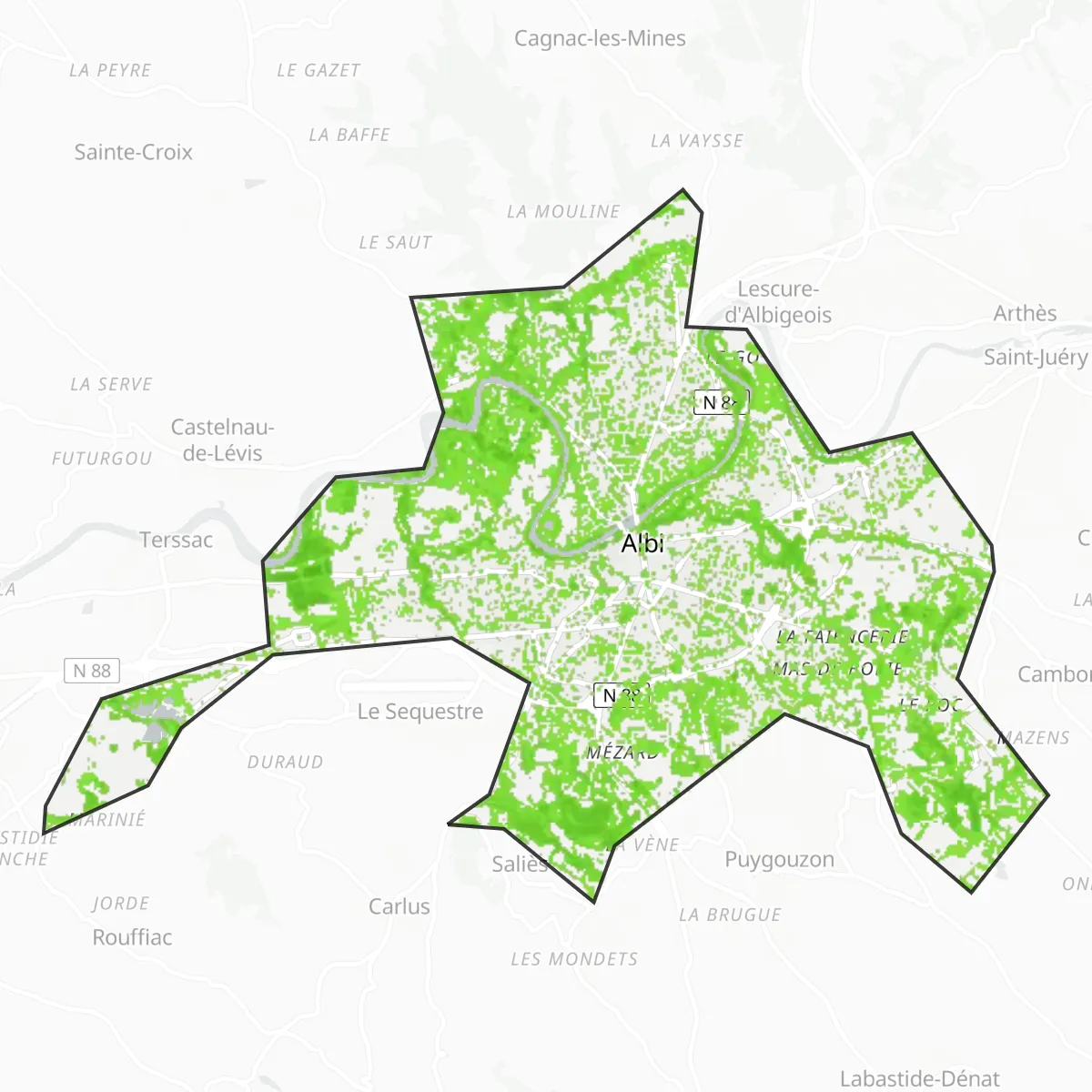 Coberta verda — Albi