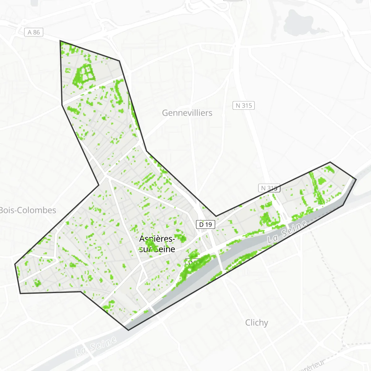 Coberta verda — Asnières-sur-Seine