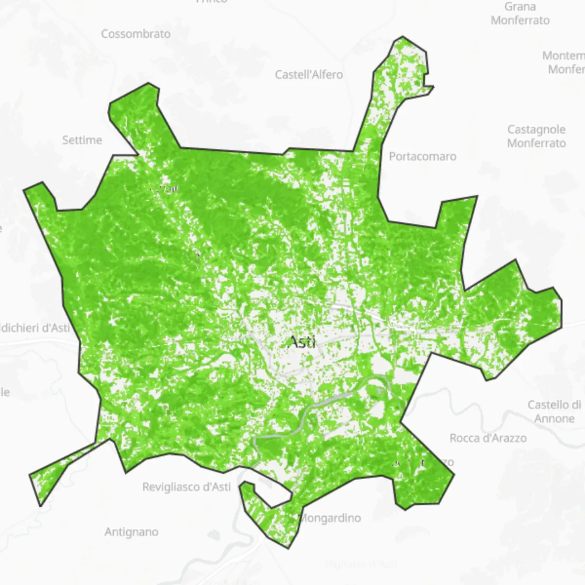 Grünfläche — Asti