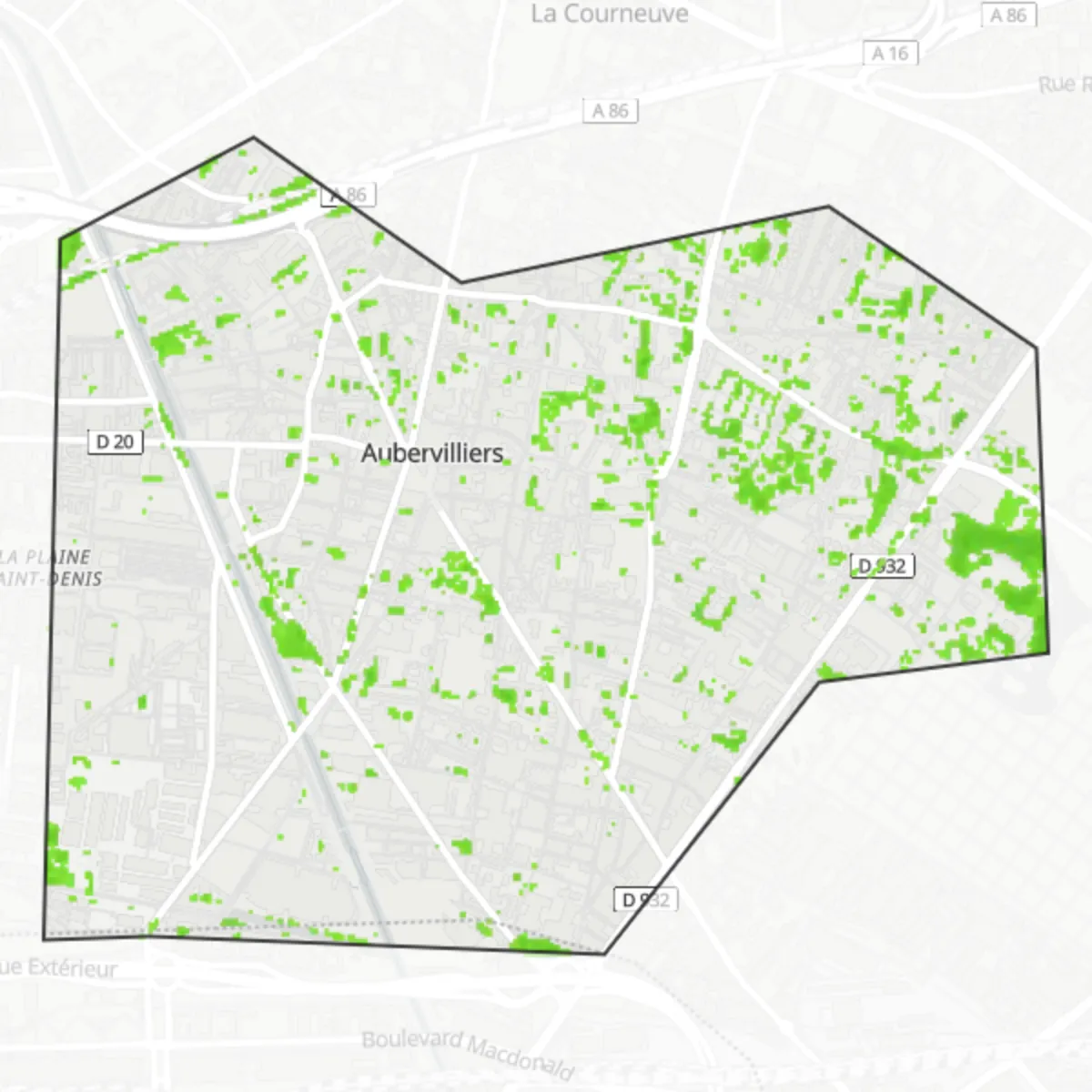 Vihreä peite — Aubervilliers
