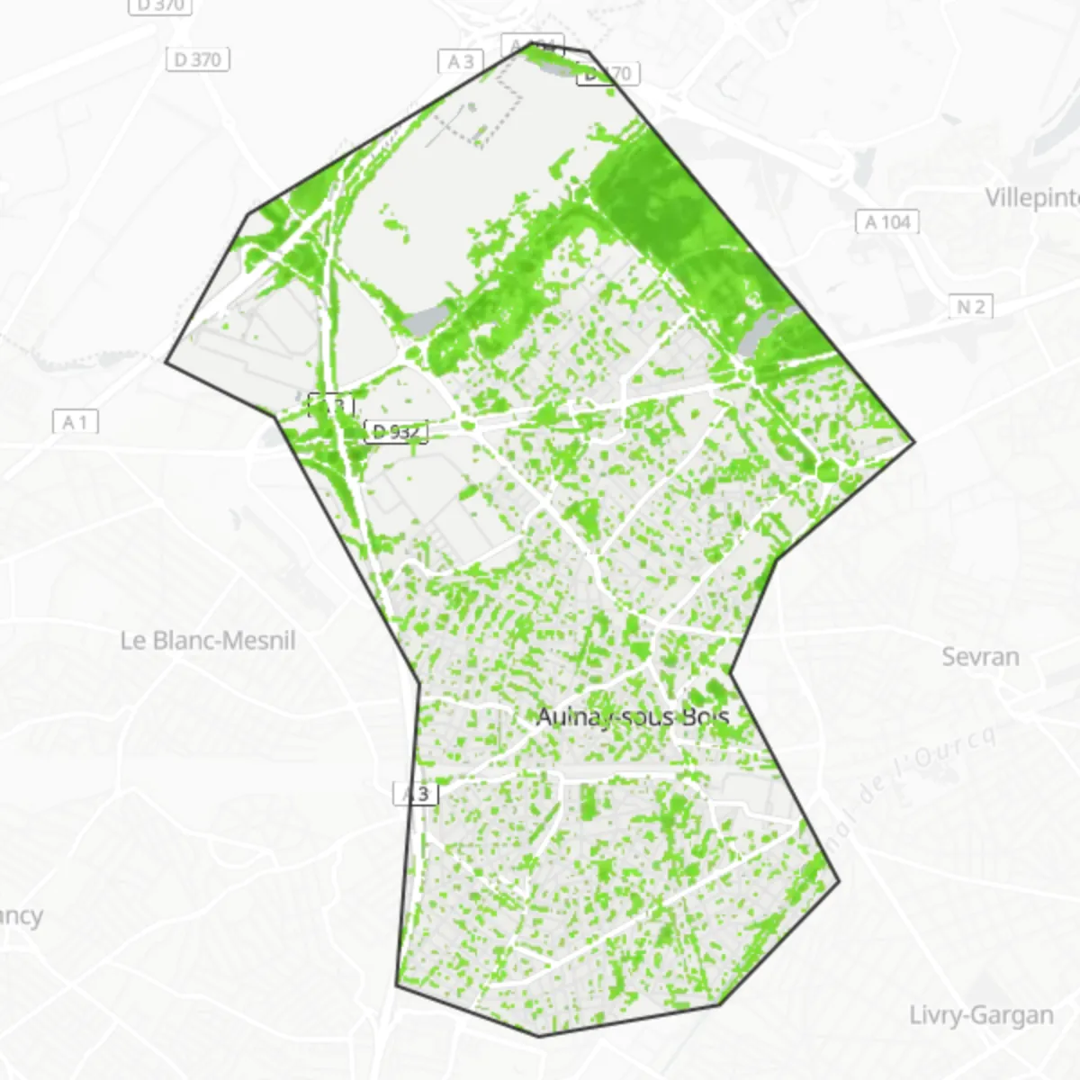 Vihreä peite — Aulnay-sous-Bois