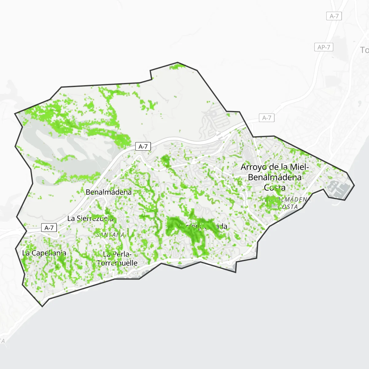 Grünfläche — Benalmádena
