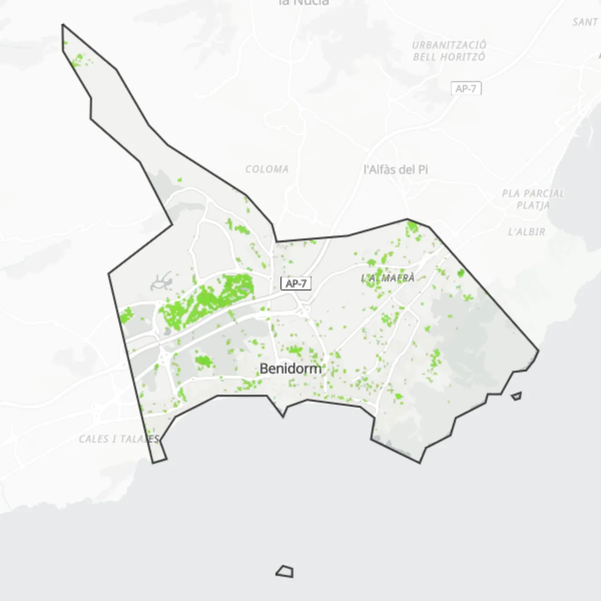 Zieleń — Benidorm