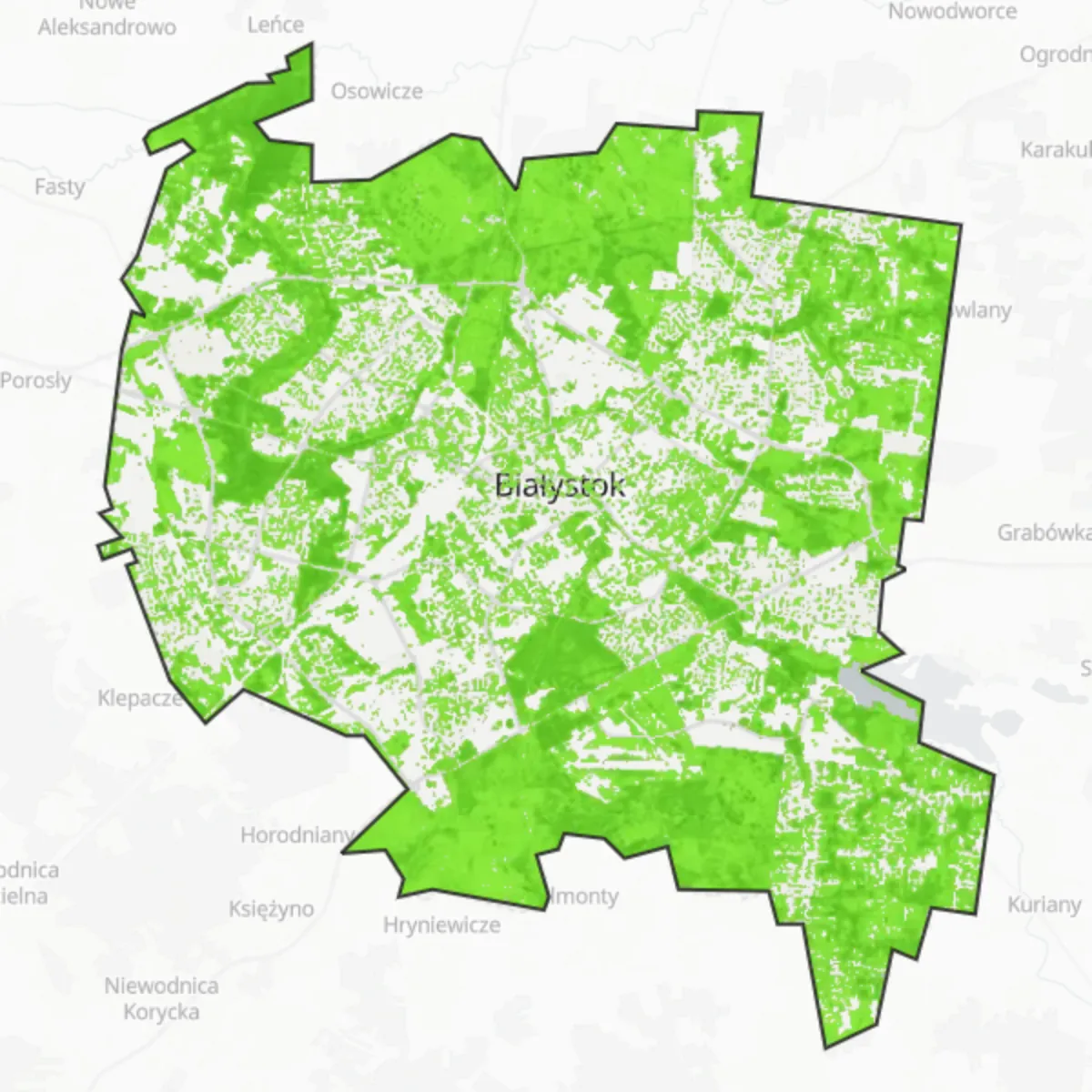 Vegetație — Białystok