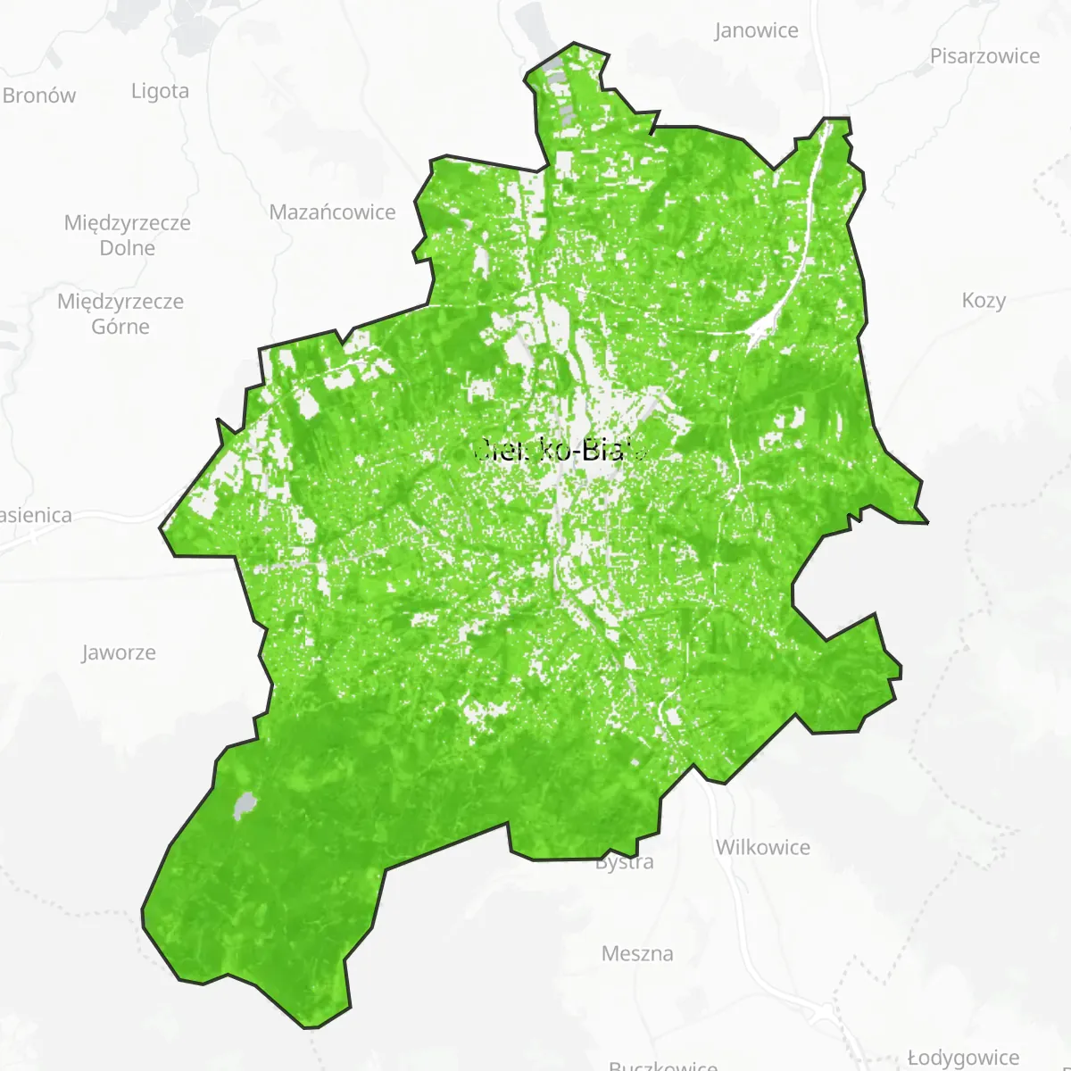 Grønt dække — Bielsko-Biała