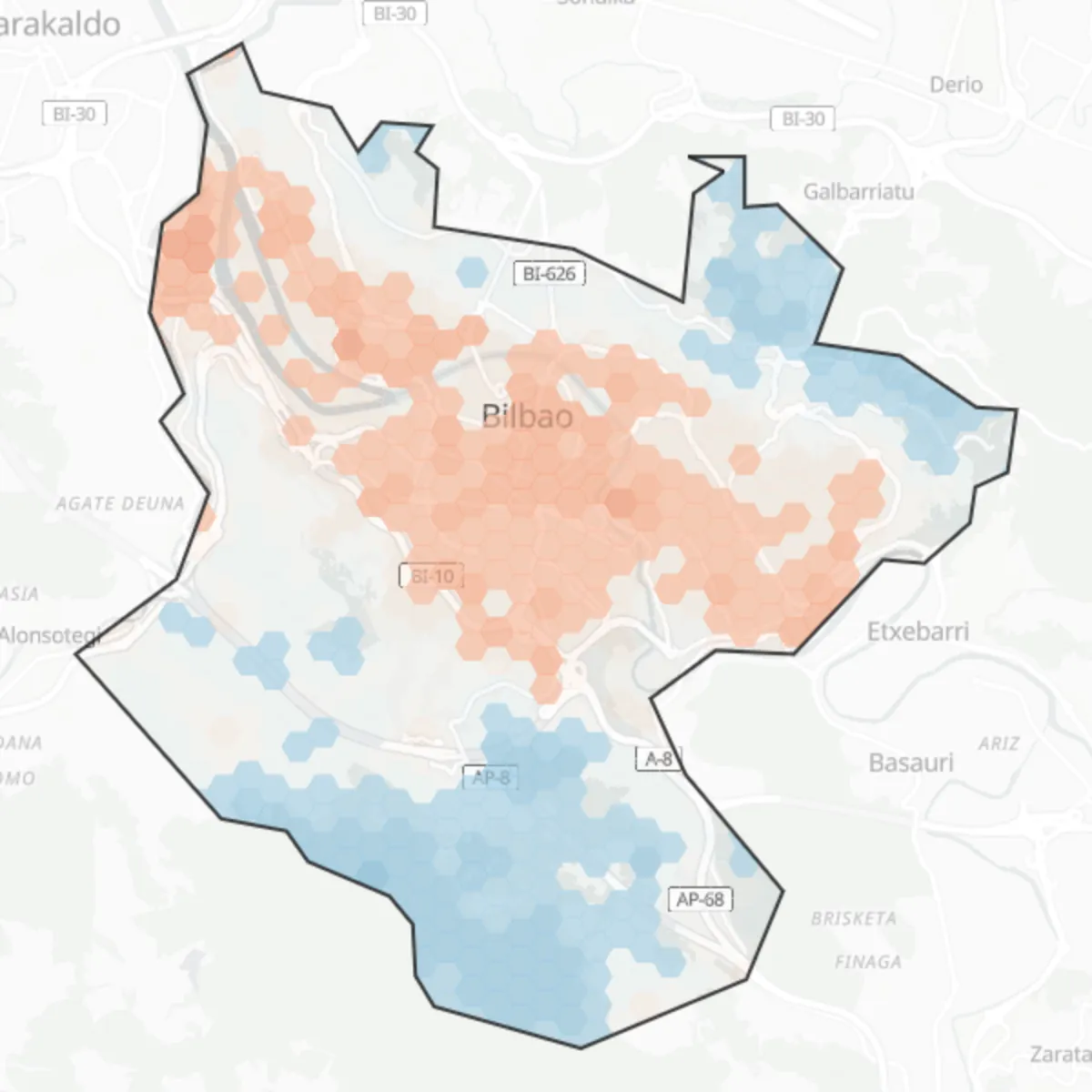 Temperatura — Bilbao