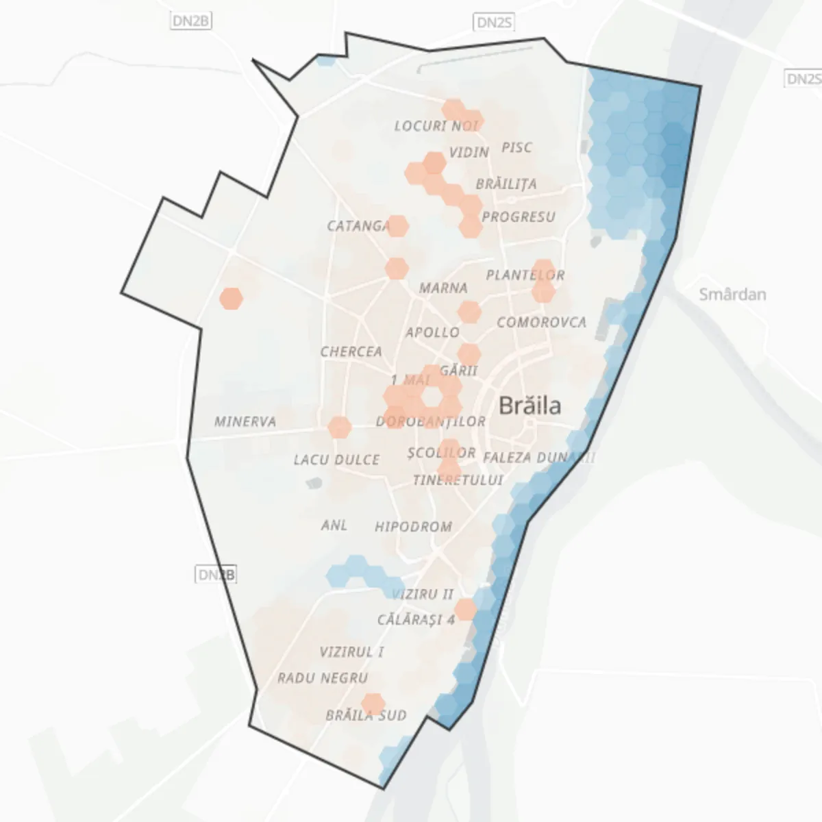 Temperatura — Brăila