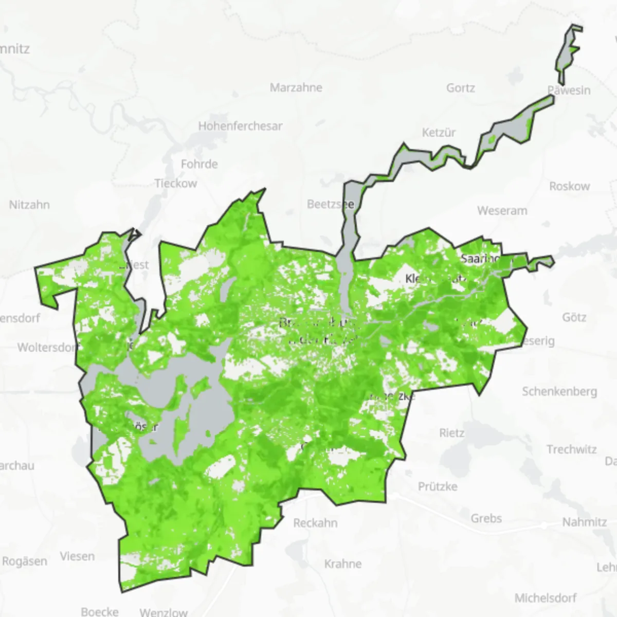 Coberta verda — Brandenburg an der Havel