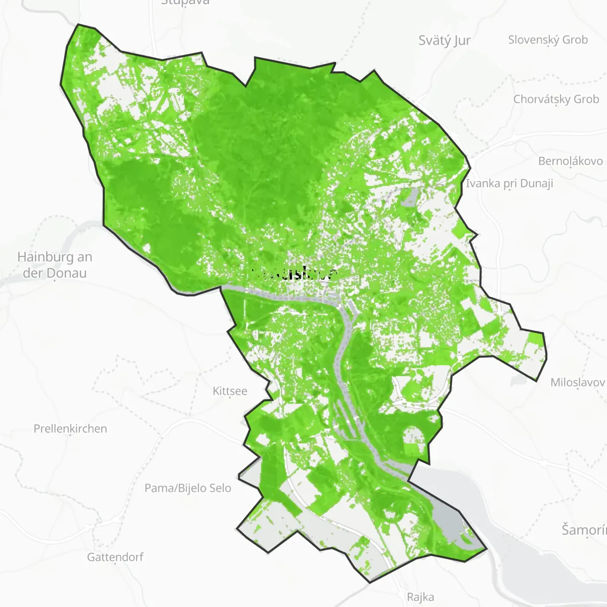 Grønt dække — Bratislava