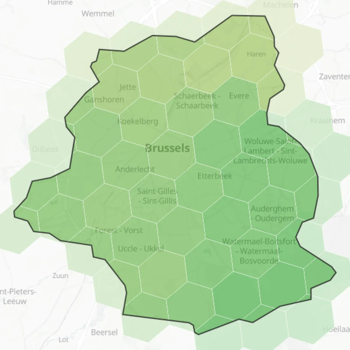 PM10 — Bruxelles