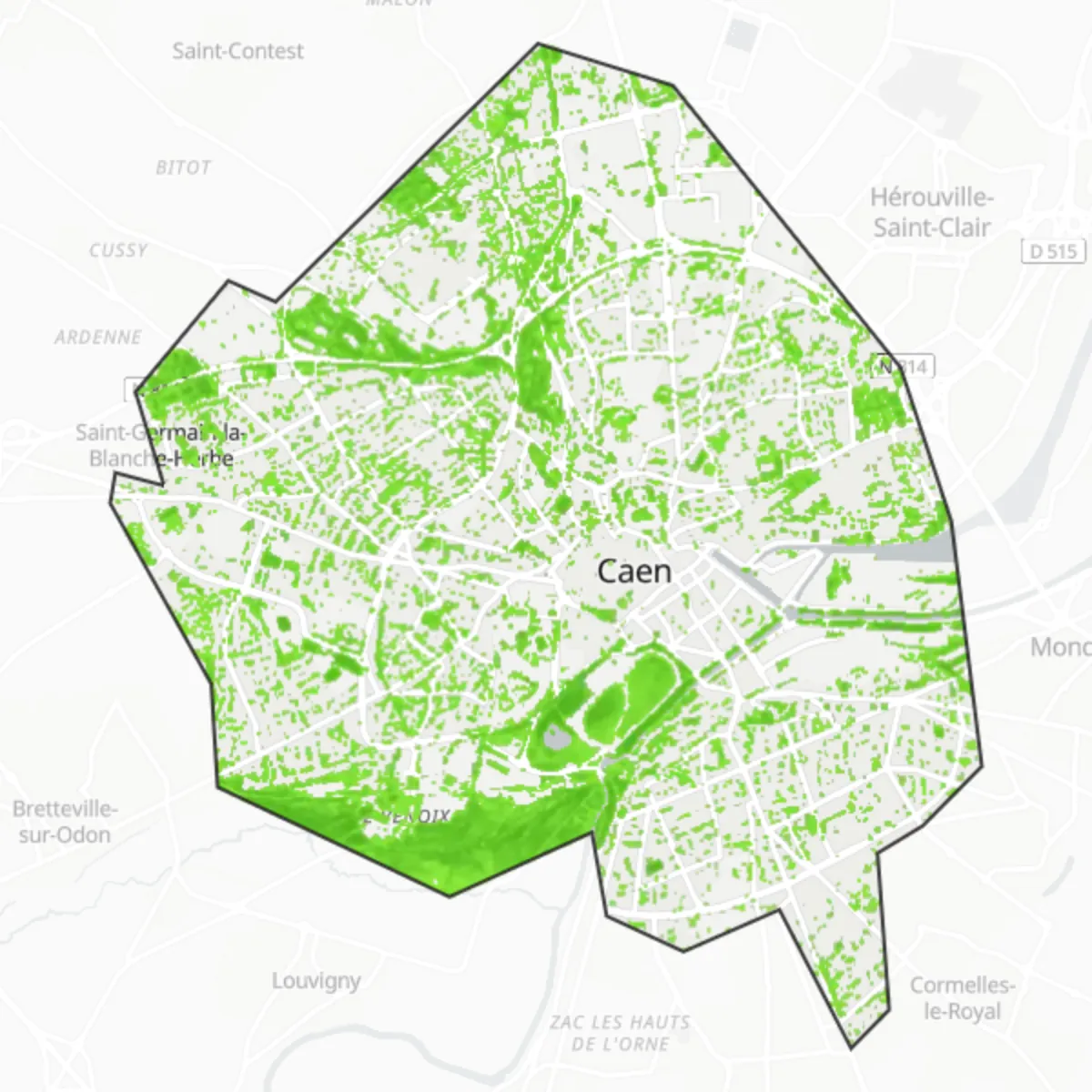 Grünfläche — Caen