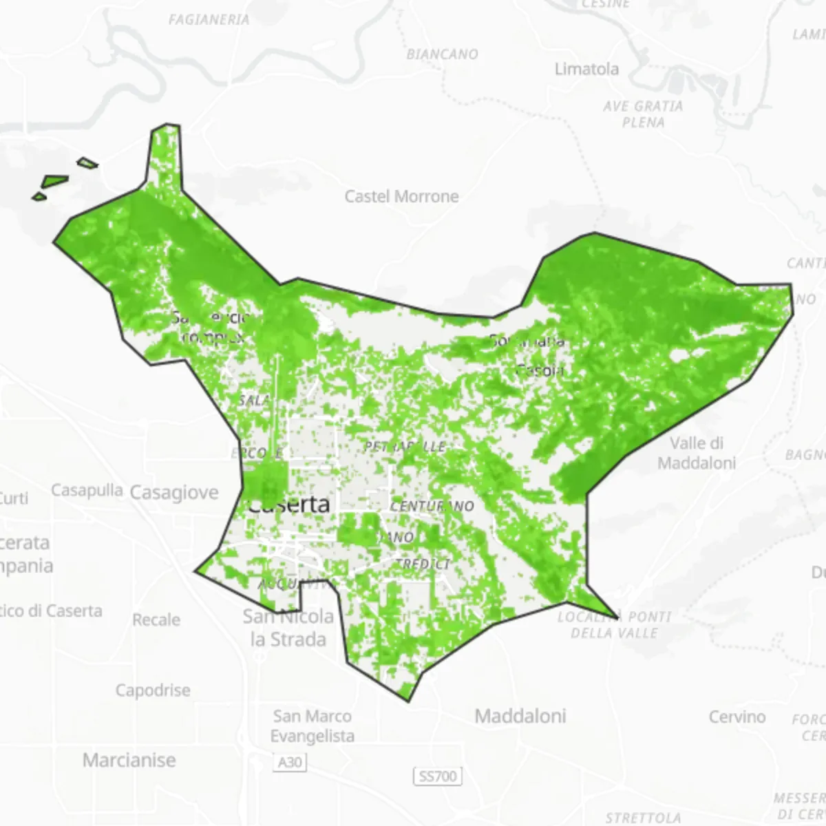 Coberta verda — Caserta