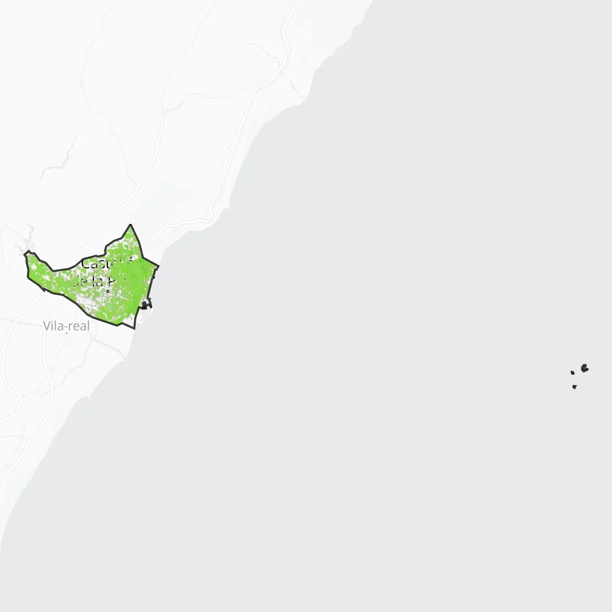 Зелено покритие — Castelló de la Plana