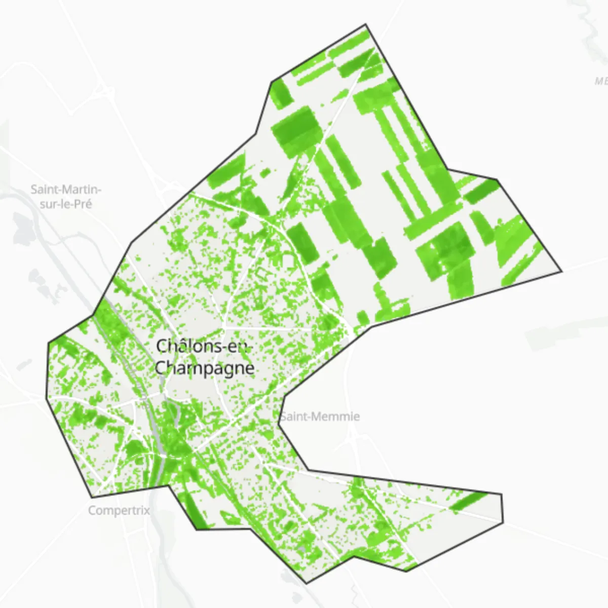 Cobertura verde — Châlons-en-Champagne