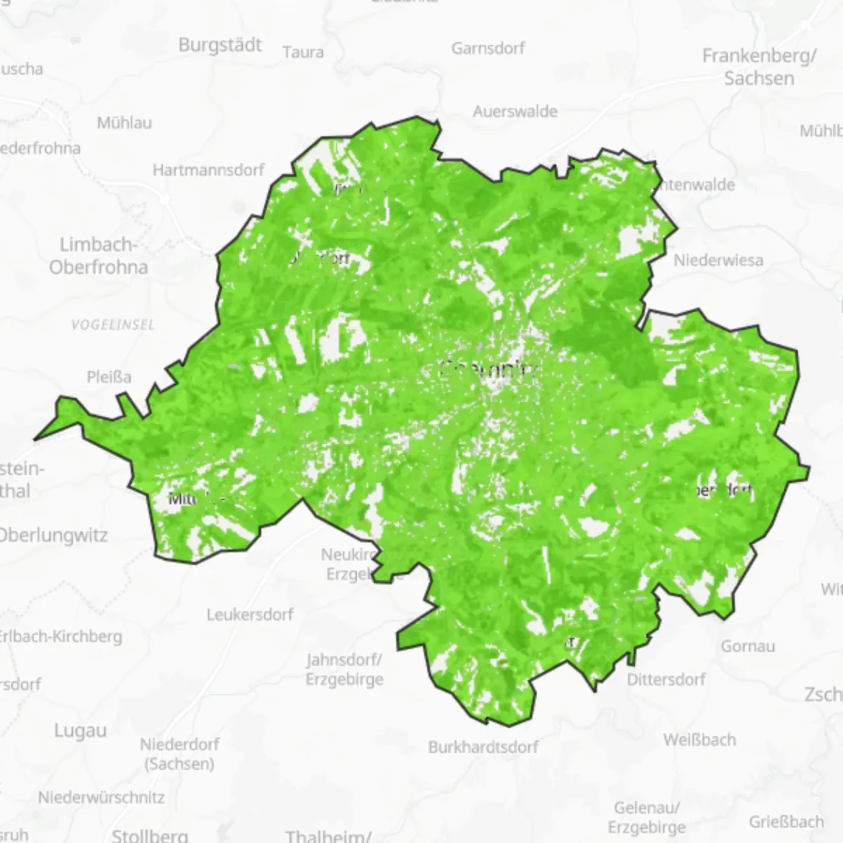 Cobertura verde — Chemnitz
