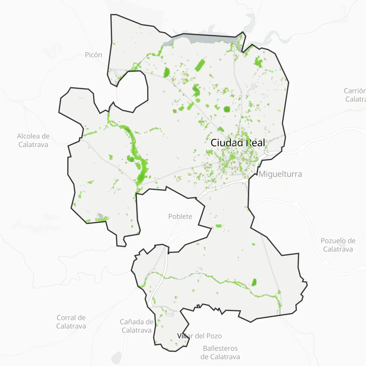 Grünfläche — Ciudad Real