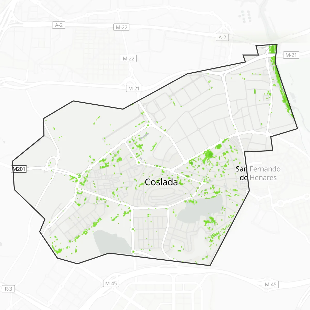 Coberta verda — Coslada