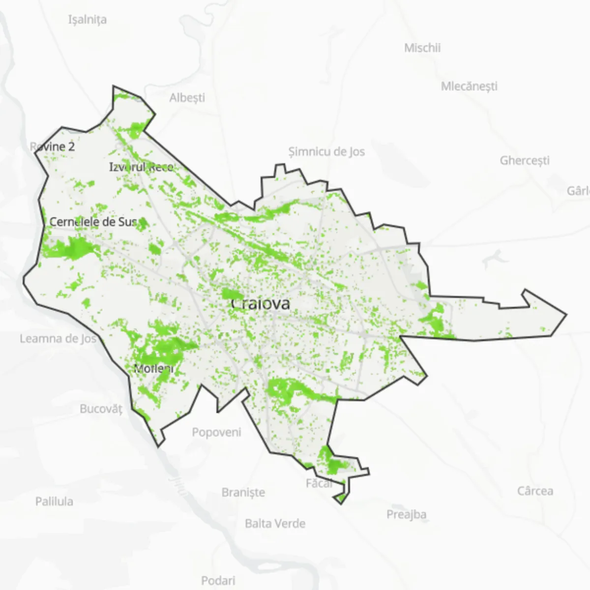 Coberta verda — Craiova