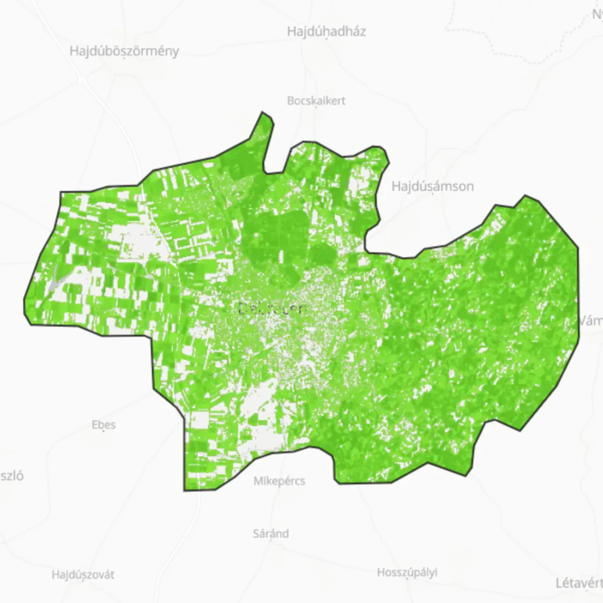 Coberta verda — Debrecen