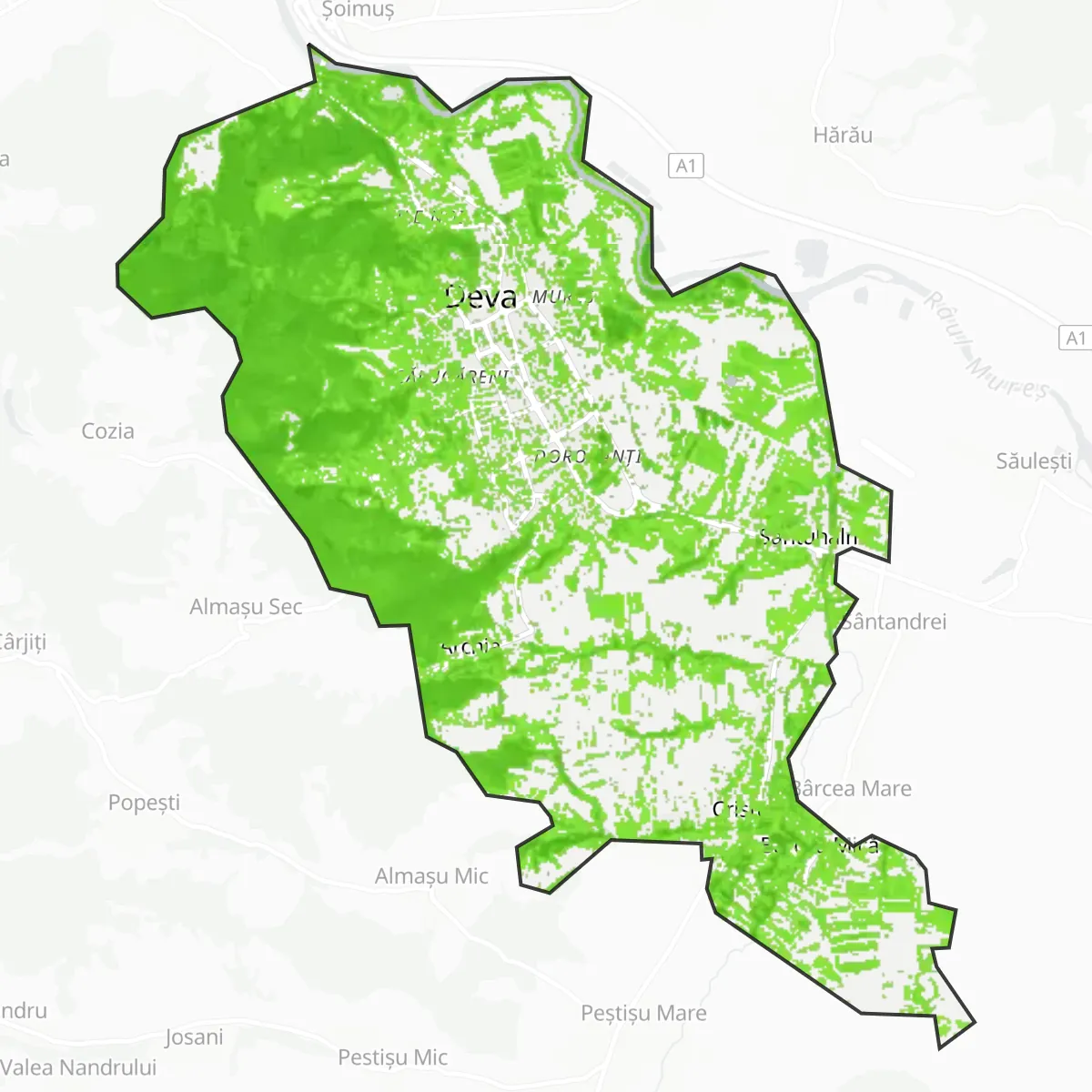 Växtlighet — Deva