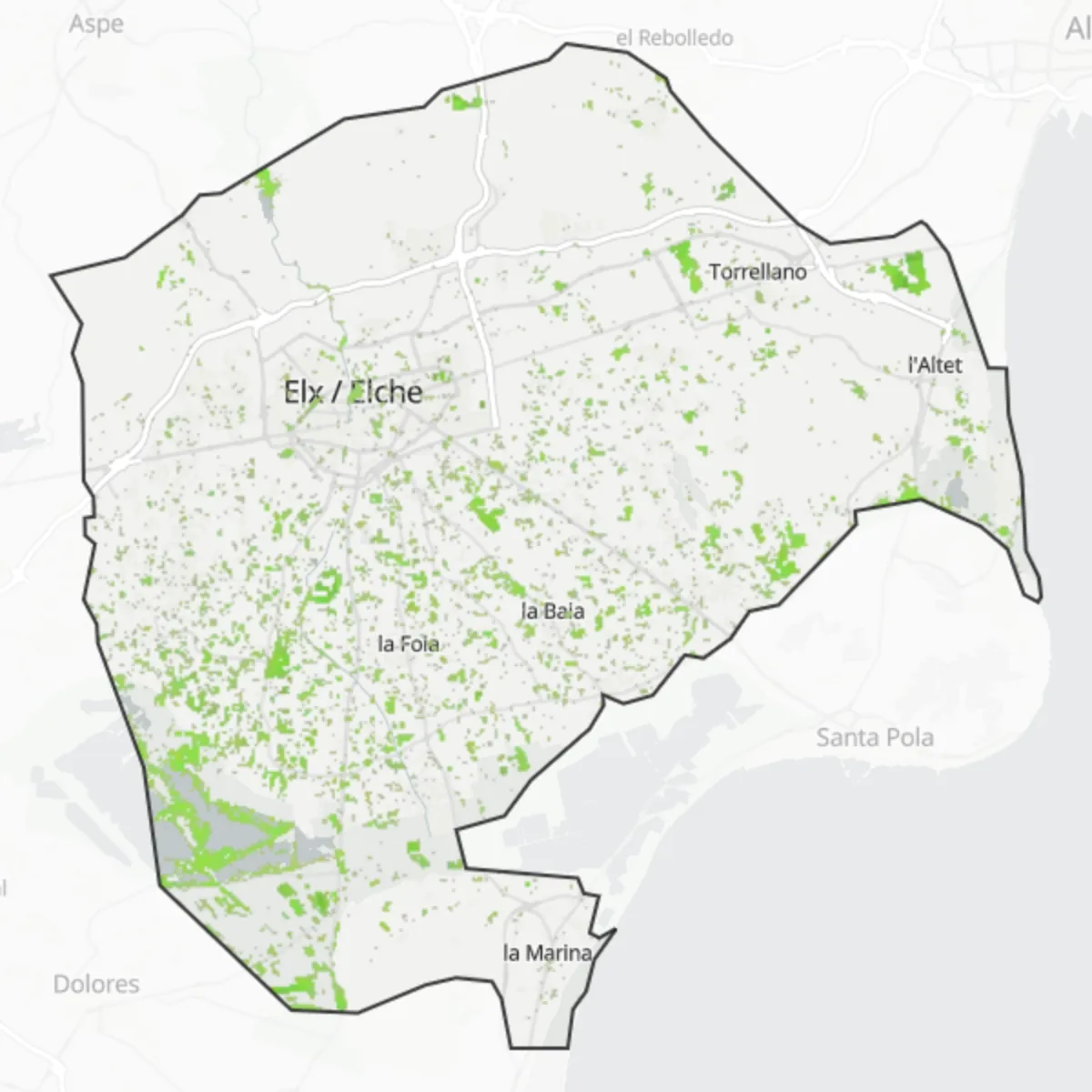 Zieleń — Elche