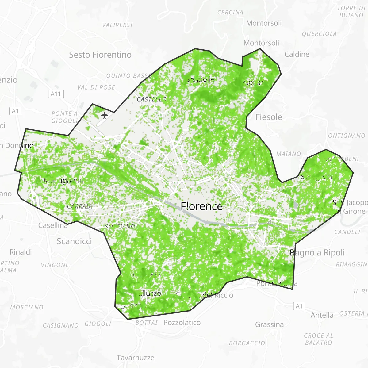 Coberta verda — Florència