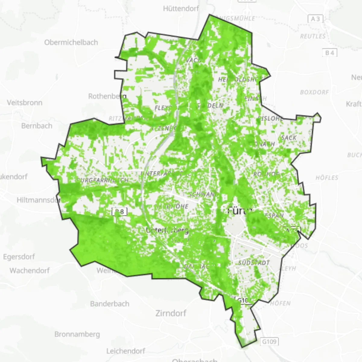 Grønt dække — Fürth