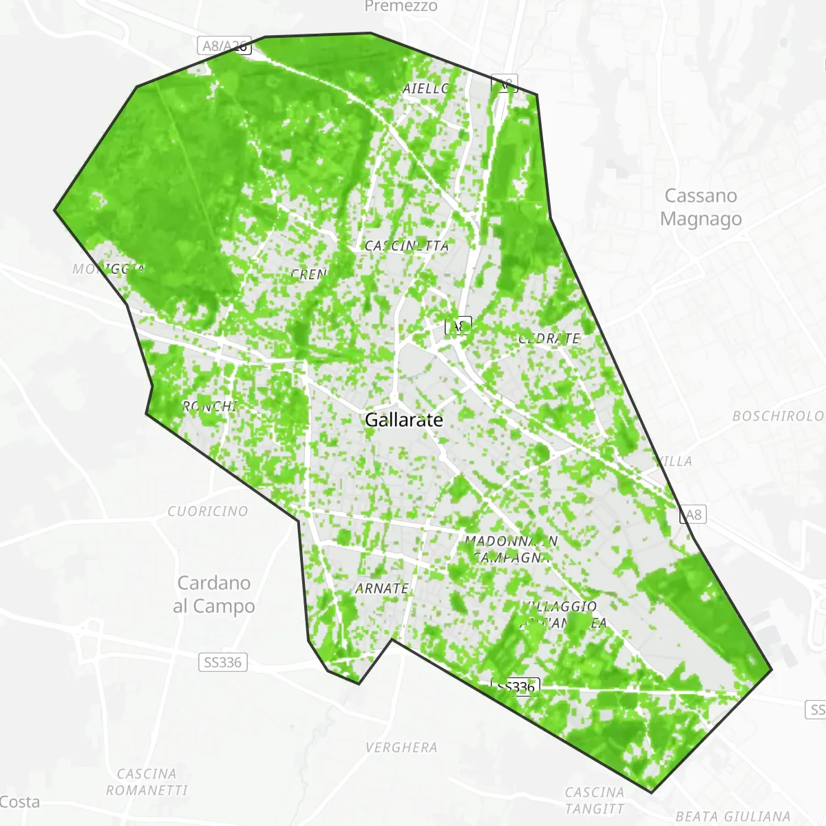 Coberta verda — Gallarate