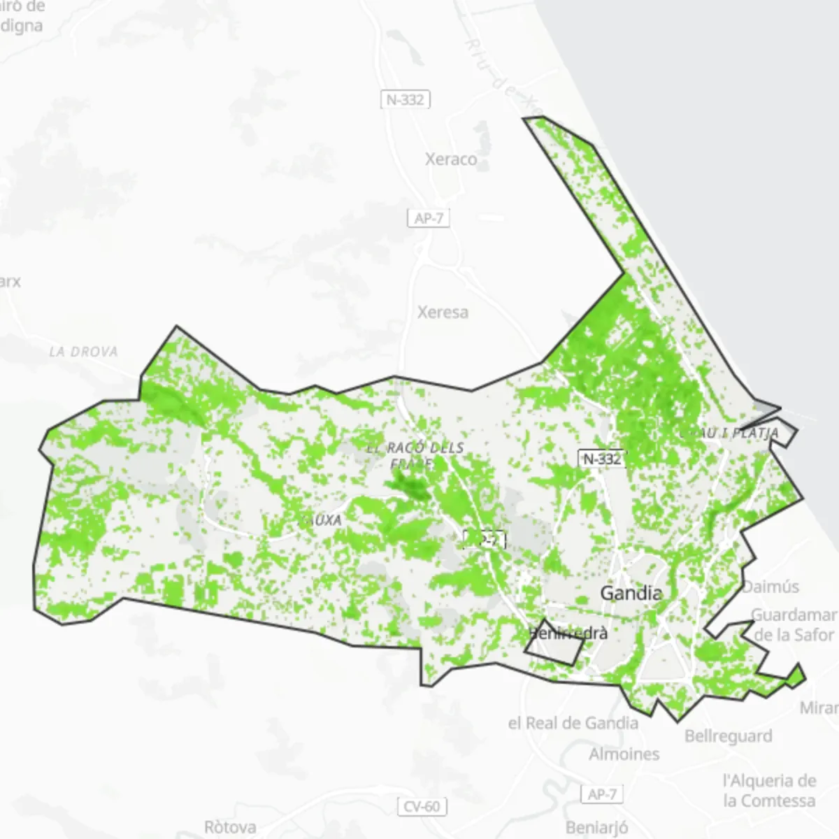 Grønt dække — Gandia