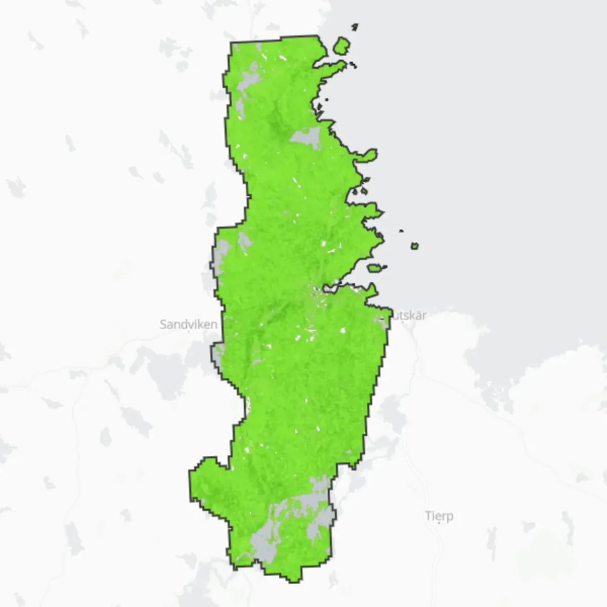 Zelený pokryv — Gävle