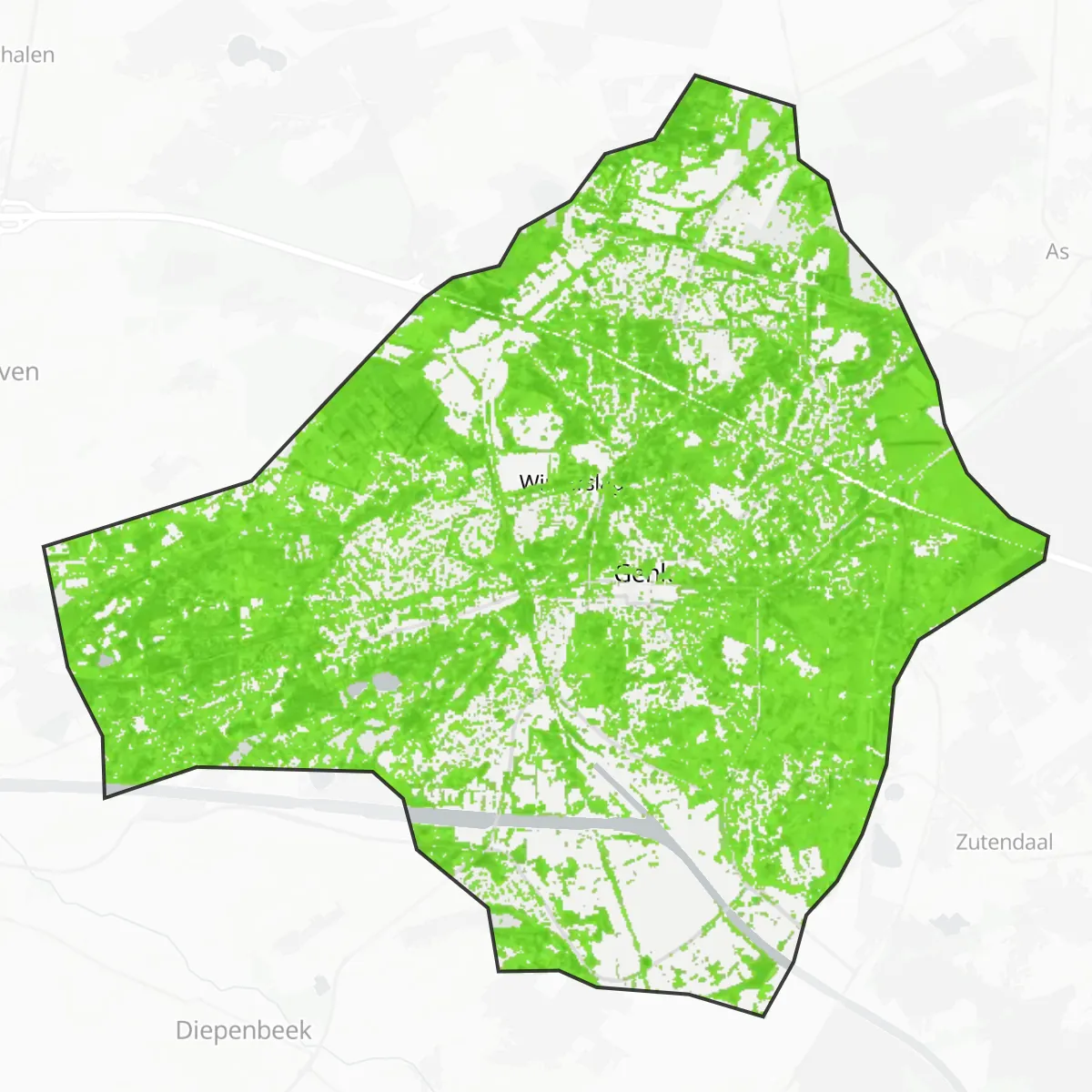 Zieleń — Genk