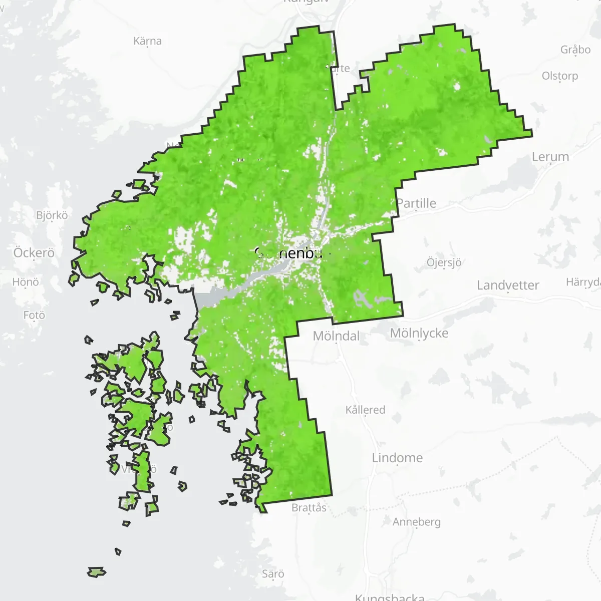 Grünfläche — Göteborg