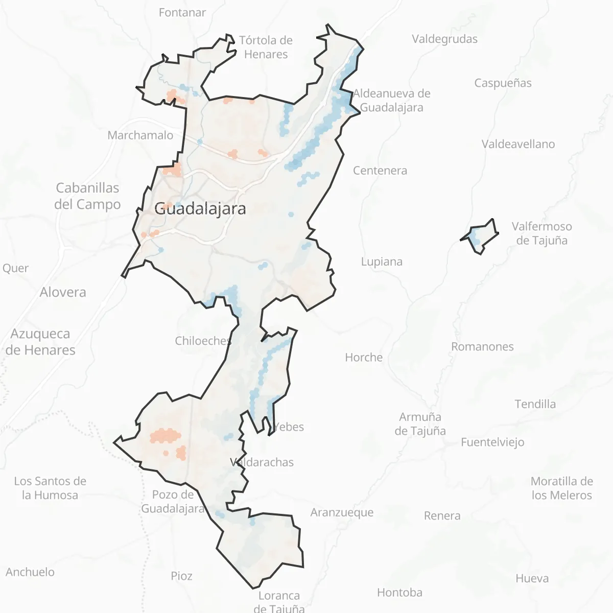 Horúčavy — Guadalajara