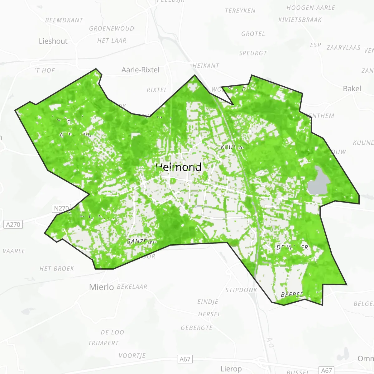 Zelený pokryv — Helmond
