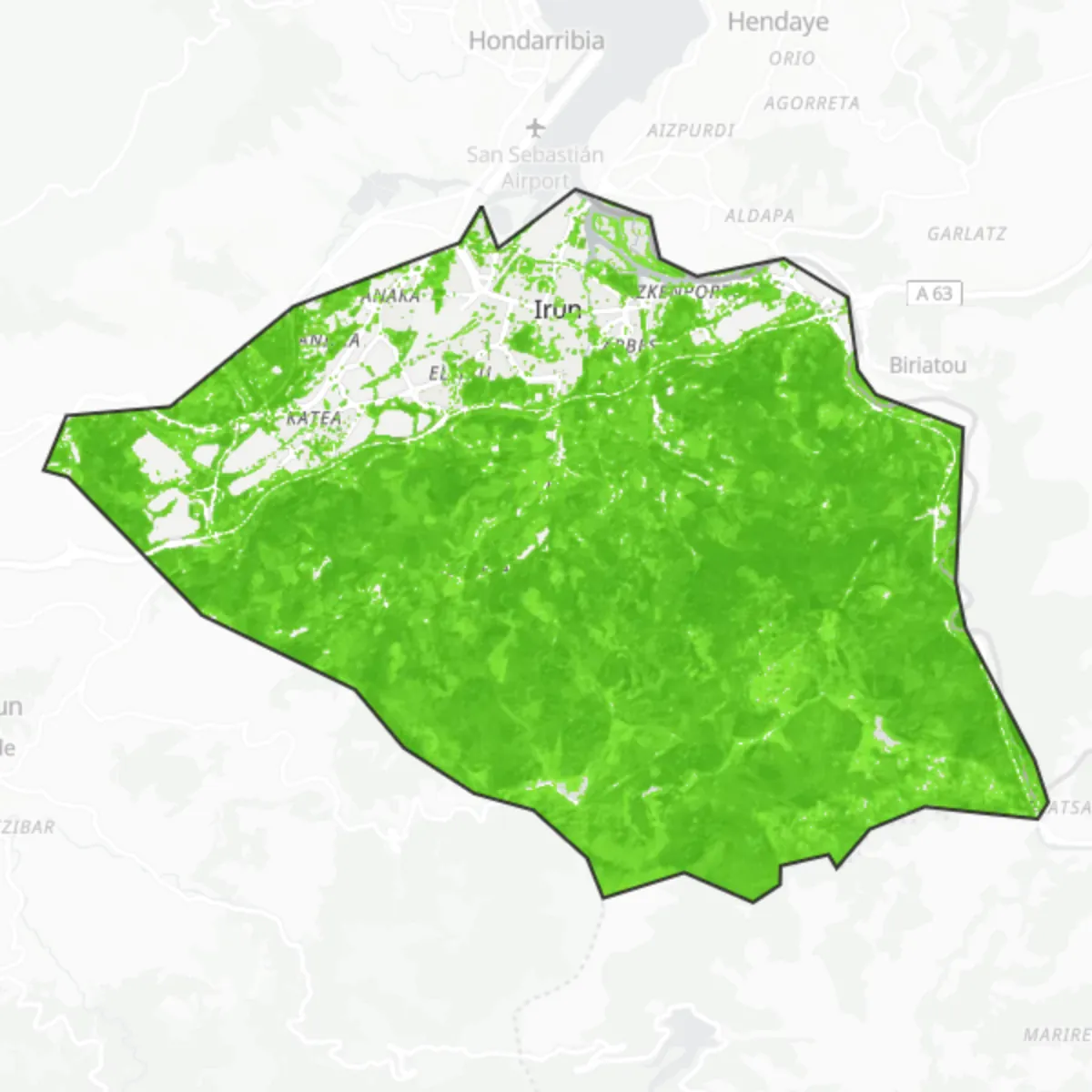 Grünfläche — Irun