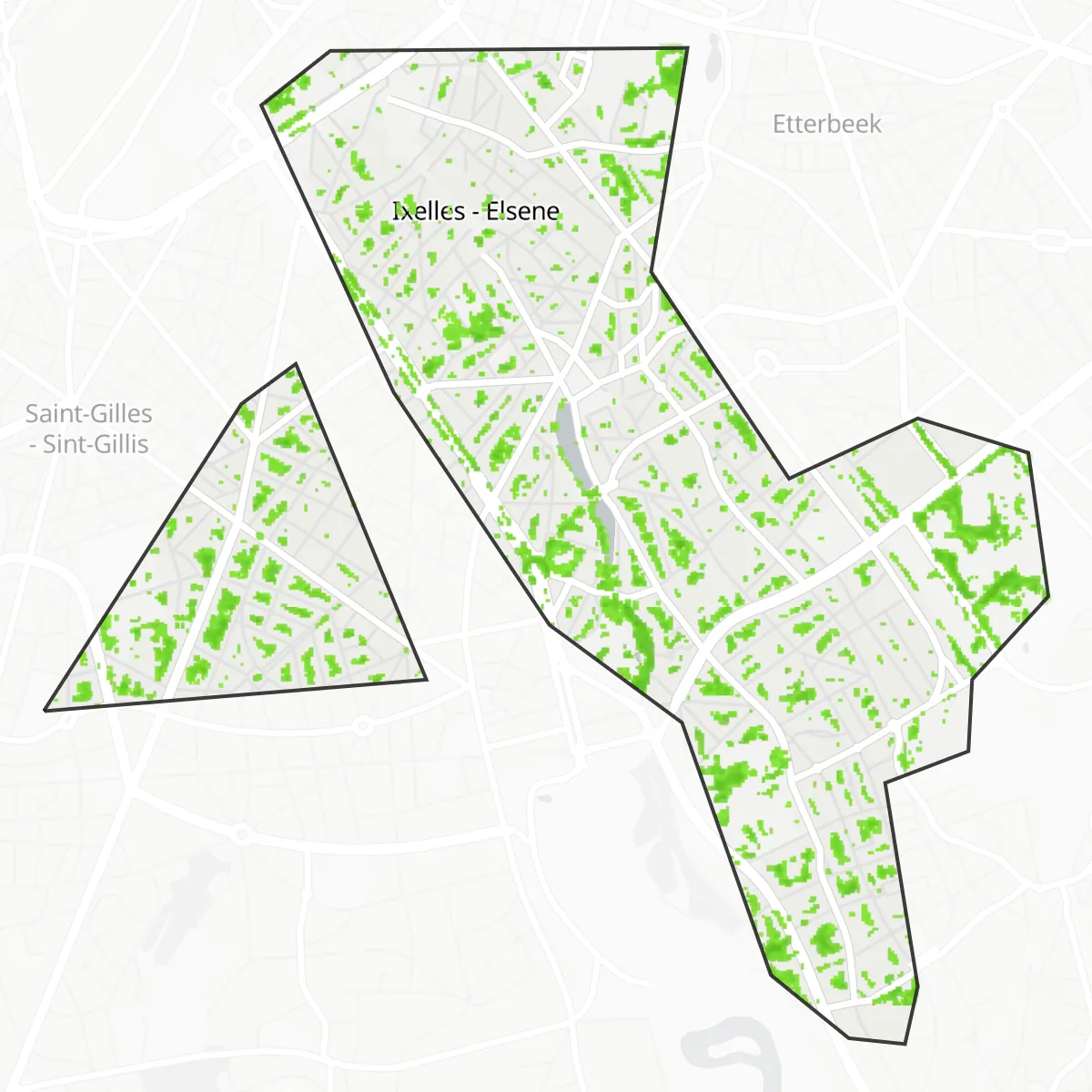 Coberta verda — Ixelles