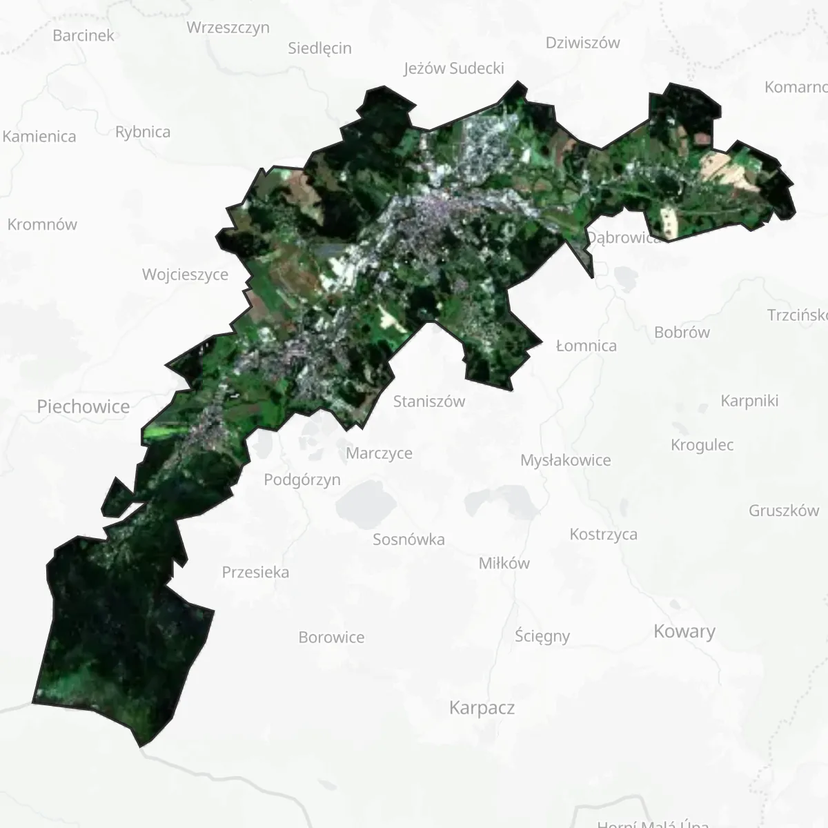 Сателит — Йеленя Гора