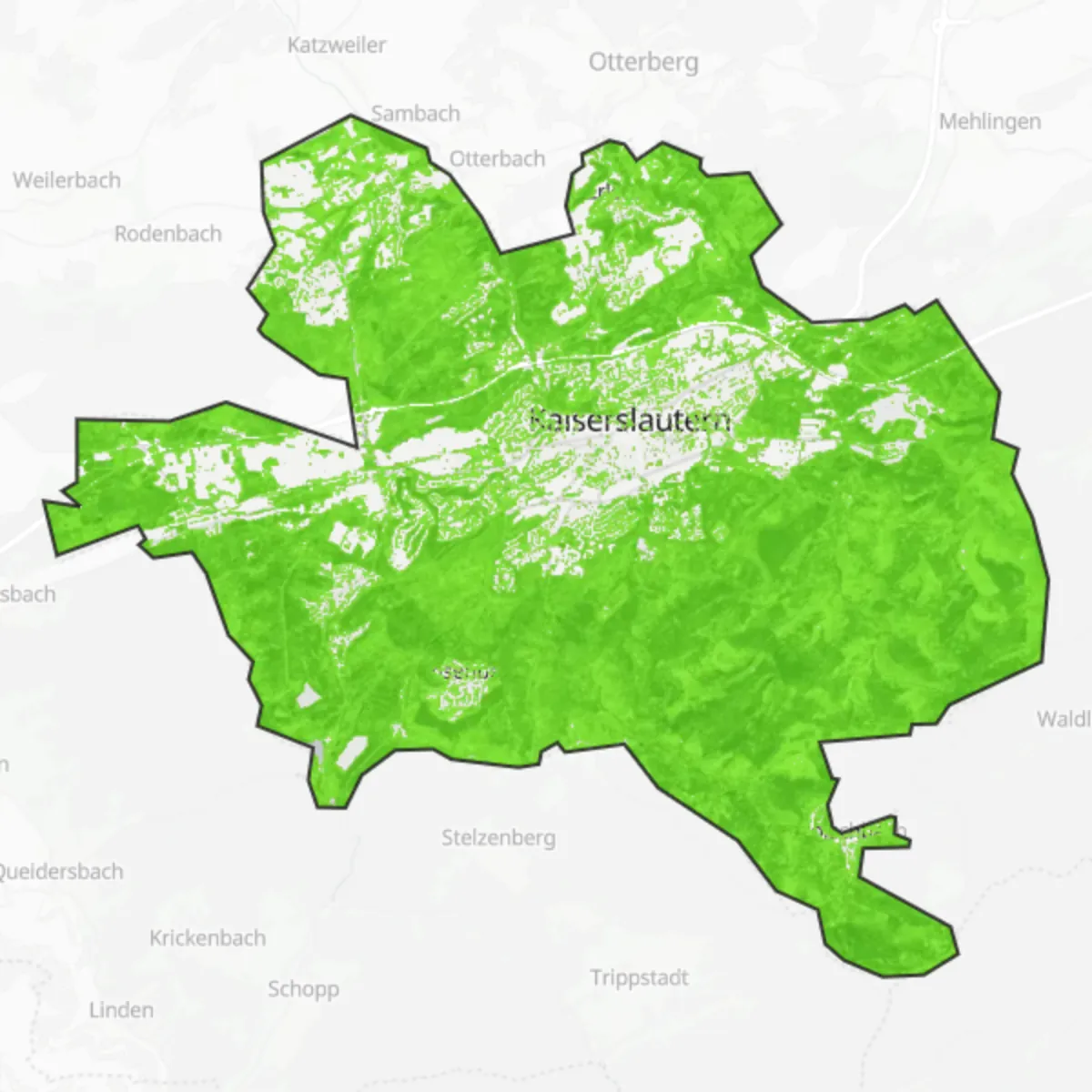 Zieleń — Kaiserslautern