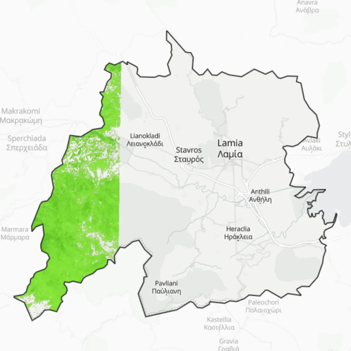 Coberta verda — Làmia
