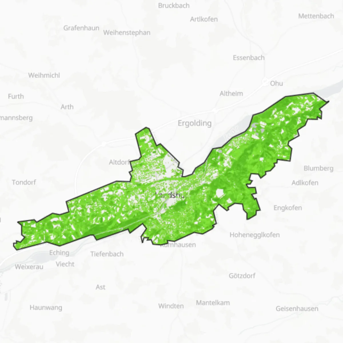 Zieleń — Landshut