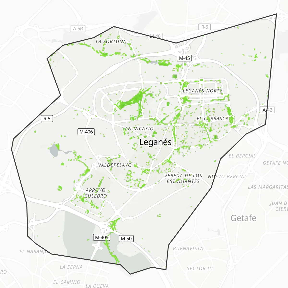 Grünfläche — Leganés