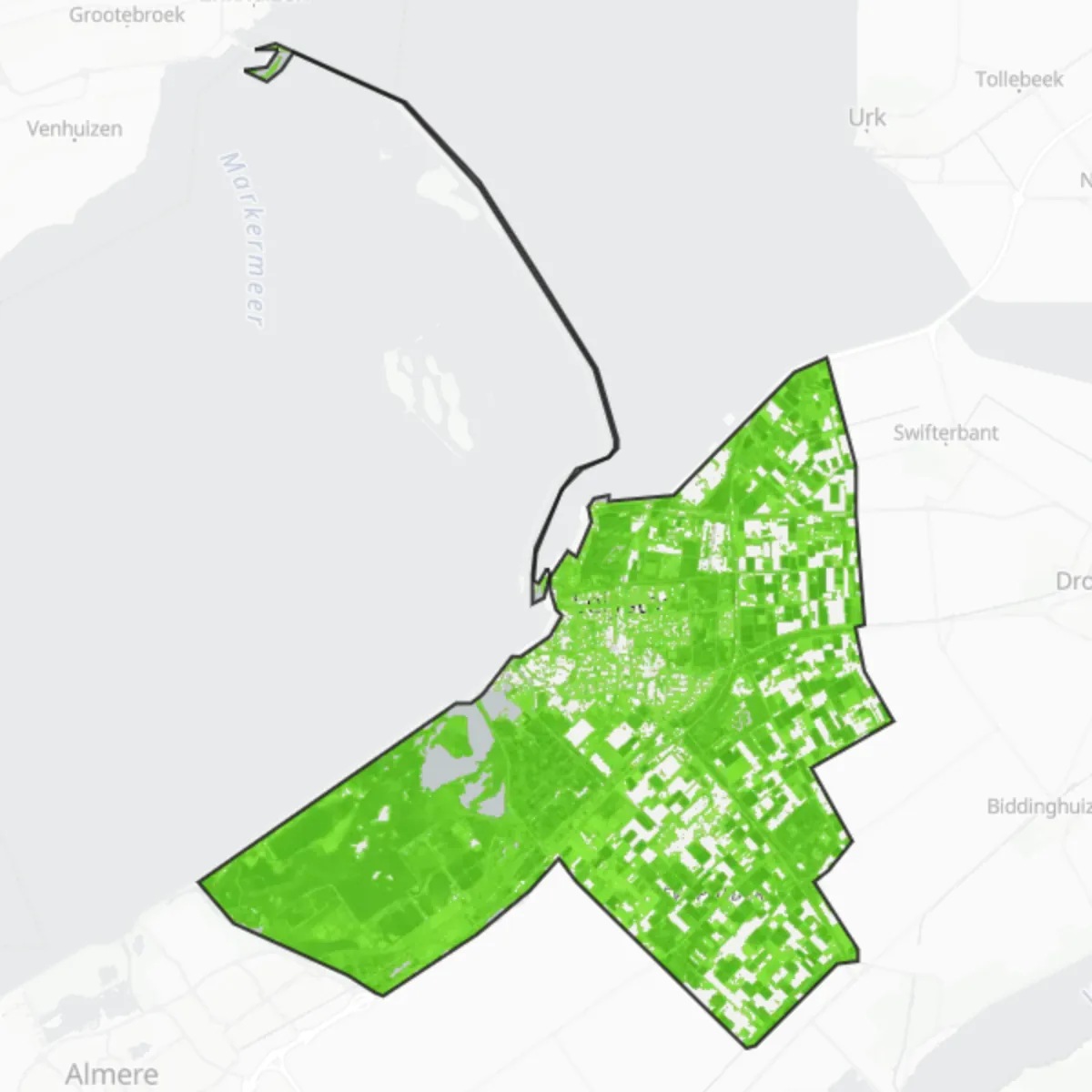 Cobertura verde — Lelystad