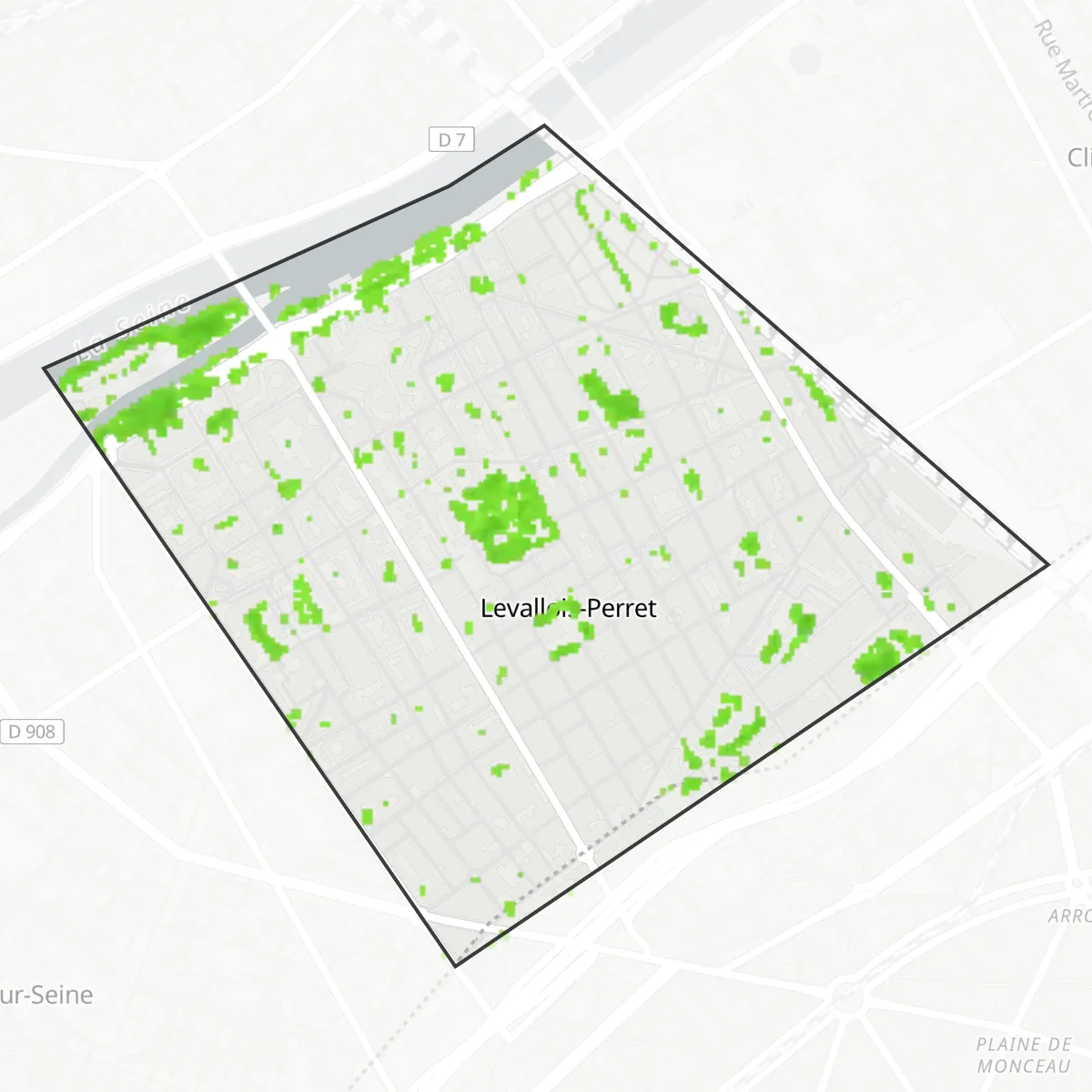 Vihreä peite — Levallois-Perret