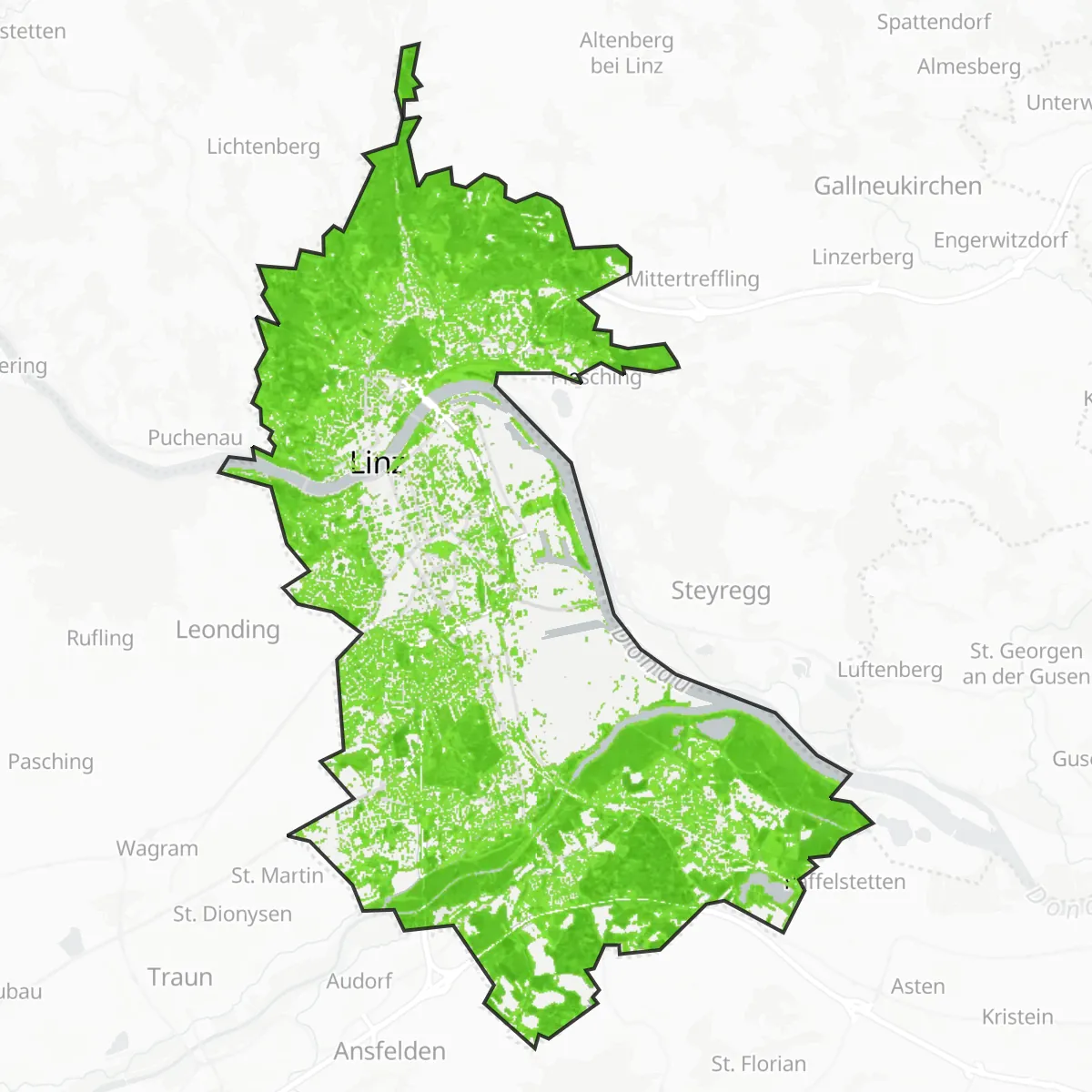 Grønt dække — Linz