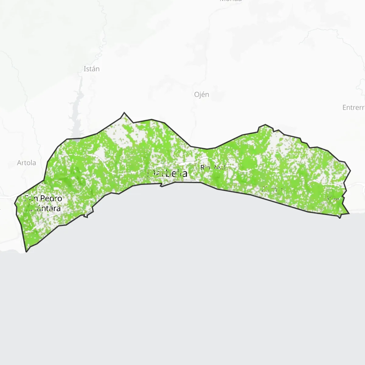 Zelený pokryv — Marbella