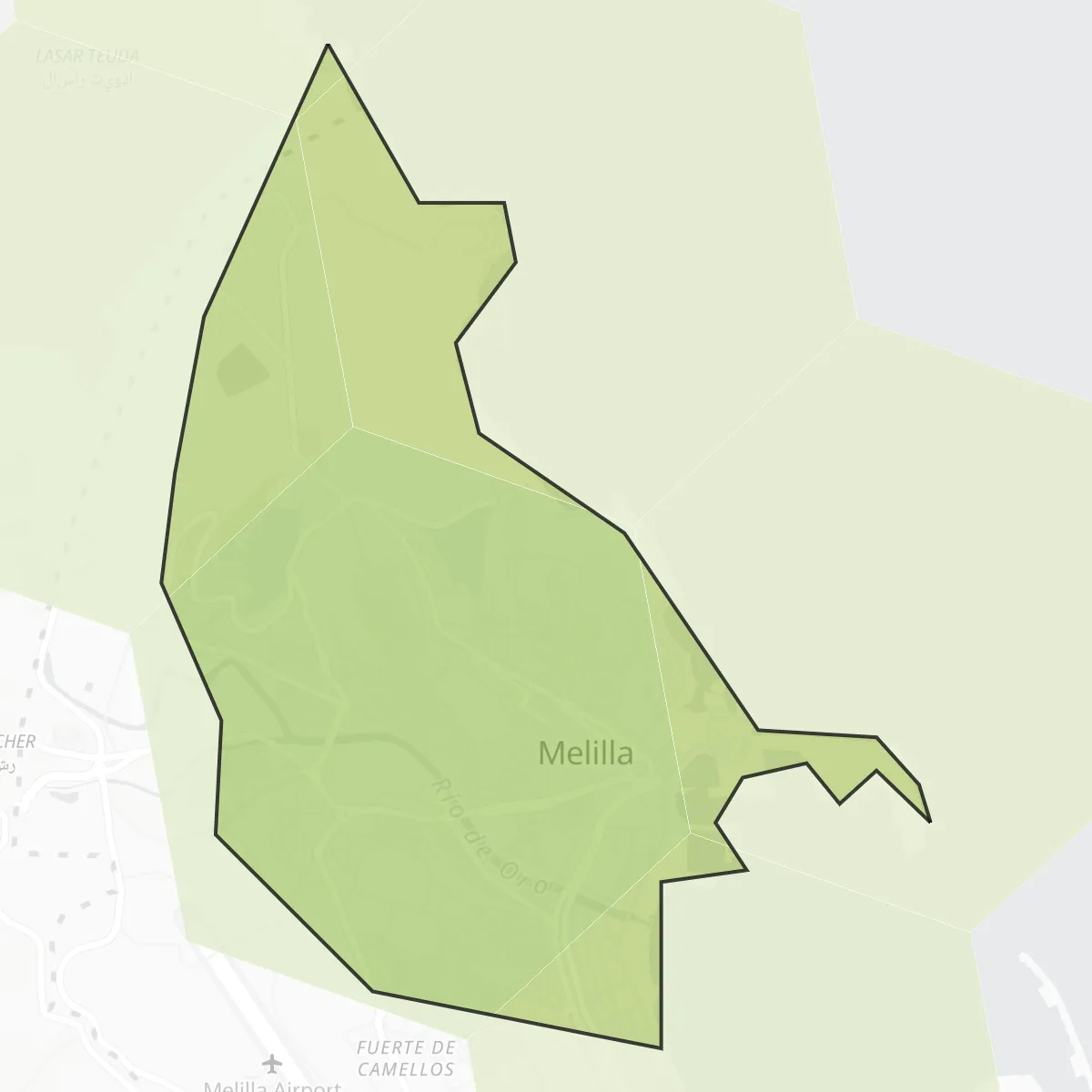 PM2.5 — Melilla