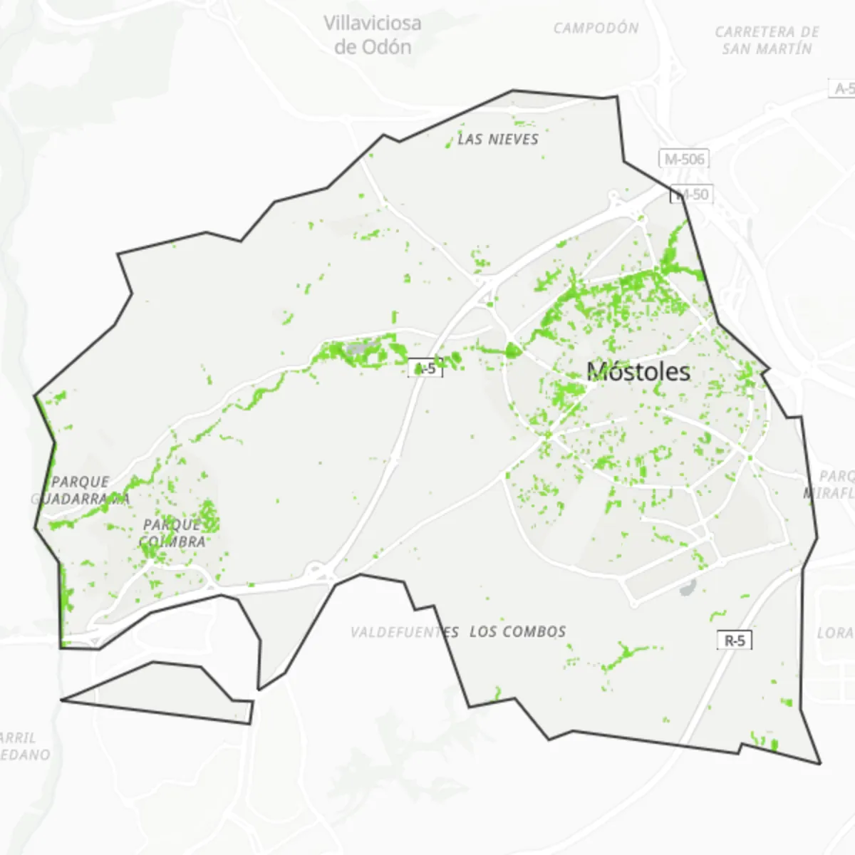 Zieleń — Móstoles