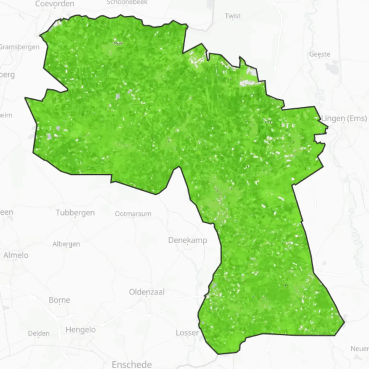 Zelený pokryv — Nordhorn