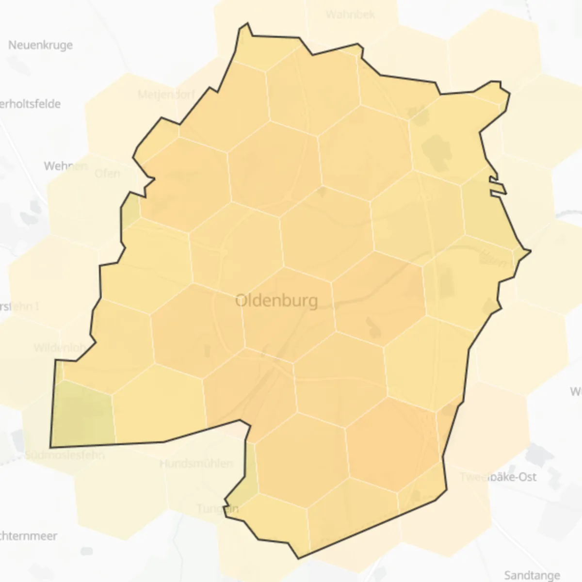 NO2 — Kreisfreie Stadt Oldenburg